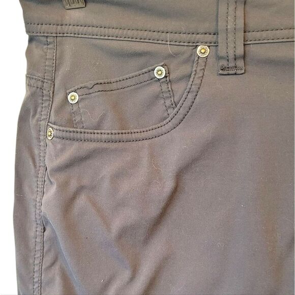 Prana Men's Grey Outdoor Casual Shorts Size 34x11 - Picture 4 of 6